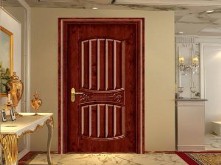 华体会原木雕花艺术门